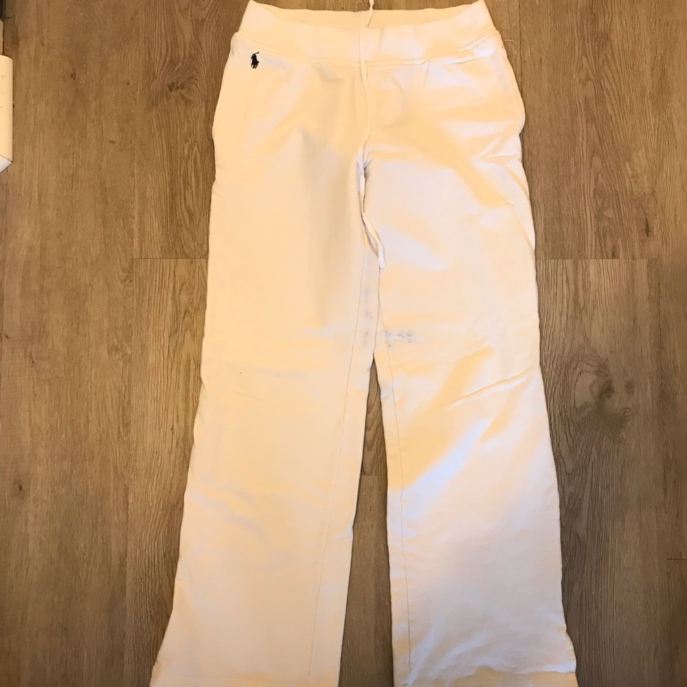 White Ralph Lauren sweat pants
